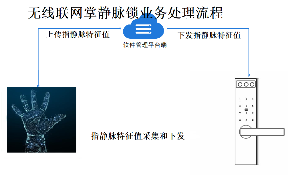 无线联网掌静脉锁特征与优势